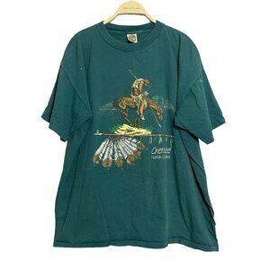 Eagle Cherokee North Carolina Tshirt Men Size 2XL Native American Indian Tribe